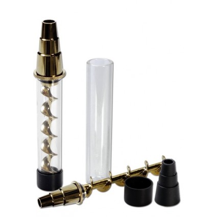 'V12' Plus 'Twisty' Quartz Blunt with Adapter